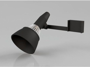 ikea kallax side-mount gu53 mr16 mini-Lampe Haushalt 3d print model - Mito3D