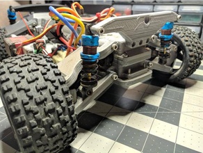 3d printed rc car v3 -- tarmo3 rear parts 23 vehicles slash drift fast fun hobby kids openrc openrcproject f1 truggy race toy traxxas 3d print model - Mito3D