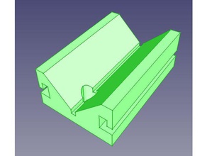 prisma sla vorrichtung zum bohren runder werkst&uumlcke bis de 25mm 3d l'impression prismacolor spannvorrichtung outils 3d print model - Mito3D