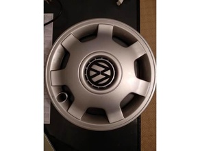 vw polo 6n tampa da roda do logotipo centro a indústria automotiva carro cap 6n2 3d print model - Mito3D