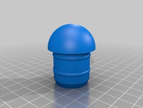 fin tube rond bricolage 3d print model - Mito3D