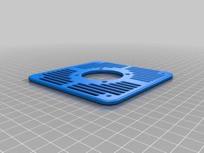 makeboard pro griglia di copertura noctua ventola da 40mm 3d la stampante parti Stampante ventilatore scheda madre del dispositivo raffreddamento coperchio della 3d print model - Mito3D