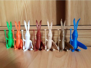 sup Paskalya tavşanları 3d baskı bunny tavşanı tasarım paddel tavşan standuppaddel sörf su sporları 3d print model - Mito3D