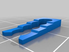 bowden clip de 4mm 3d la impresora partes extrusora filamento guía titular milímetro milímetros forma cónica el tubo variable 3d print model - Mito3D