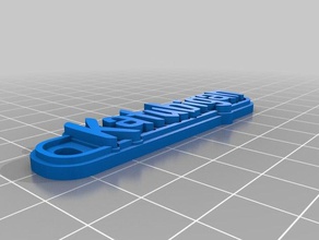 katubigan 4 i portachiavi personalizzato 3d print model - Mito3D