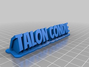 talon office customized 3d print model - Mito3D