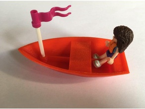 bateau de bain - lego friends remix les jouets jeux baignoire 3d print model - Mito3D