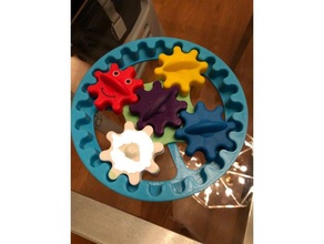 planetario gearset juguete mecánica juguetes 3d print model - Mito3D