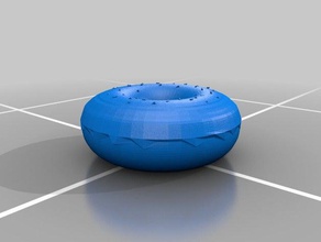 donut 3d impresión 3d print model - Mito3D