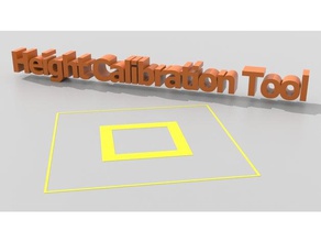 calibration square first layer height test 3d printing tests 3d print model - Mito3D