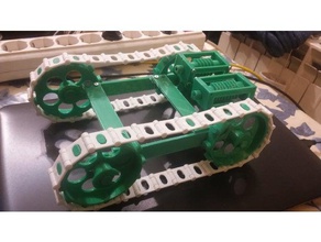 vehículo oruga 3d impresión 3d print model - Mito3D