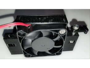 flashforge creator pro cooling fan duct no frills flexion compatible 3d printer parts extruder 3d print model - Mito3D