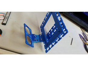 anet a8 rackmount shelf board holder 3d printer accessories 3d print model - Mito3D