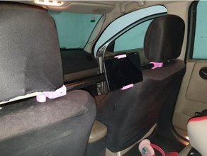 universel de voiture comprimé titulaire la banquette arrière appuie-tête montage outil les titulaires boîtes stand 3d print model - Mito3D