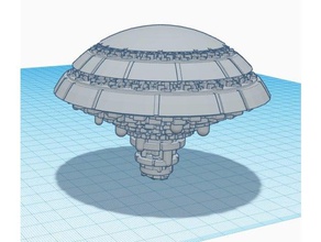 tau orbital de la ville jeux battlefleet gothic bfg caste kor l'espace station 3d print model - Mito3D
