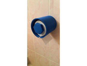 WC-Papier Halter Bad bolt 3d print model - Mito3D