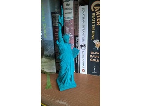 ghostbusters statue liberty sculptures 2 neutrino wand proton pack tobins spirit guide 3d print model - Mito3D