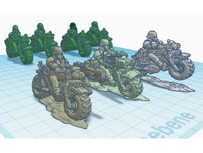 bikes dkok specialists vehicles 40k warhammer 3d print model - Mito3D