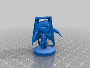 angel rogue cross toy game accessories 3d print model - Mito3D