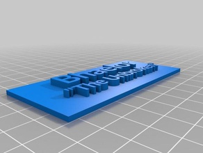 bhaelor signos logotipos personalizado 3d print model - Mito3D
