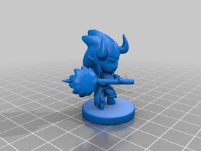 earthshaker barbarian teria toy game accessories 3d print model - Mito3D