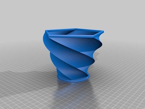 my customized customizer vase vessel dish cup bowl container decor 3d print model - Mito3D