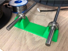 simpler rollenhalter 3d printer accessories filament spoolholder spool holder simpel 3d print model - Mito3D