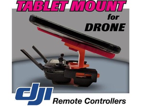 tablet montaj tutucu dji In mavic drone diğer uçakları uzak rc araç android dirsek denetleyicisi ipad 3d print model - Mito3D