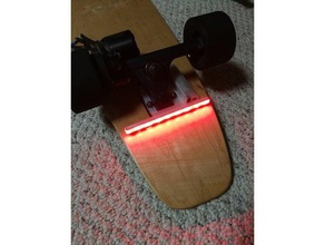 longboard lumières passe-temps électrique de skateboard 3d print model - Mito3D