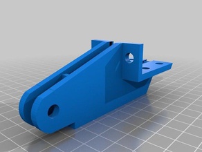 screen door closer bracket replacement parts 3d print model - Mito3D