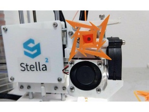 metallica estrelas extrusora giratório 3d a impressora extrusoras shuriken stella2 3d print model - Mito3D