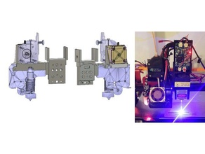 cr10s pro eleks 35w laser-mount 3d drucken bondtech bmg extruder creality direct drive direct-drive-extruder 3d print model - Mito3D