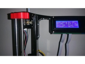 zonestar m8r2 quadro superior stabalizers 3d a impressora partes p802qr2 3d print model - Mito3D