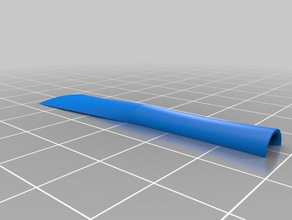 bassoon reed convex blade music 3d print model - Mito3D