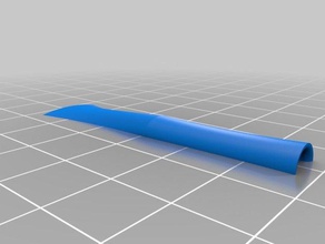 fagote reed lâmina côncava lâminas música 3d print model - Mito3D