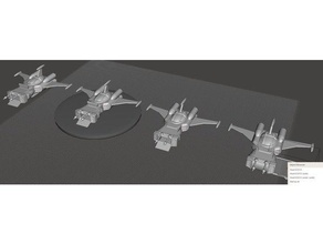 robotech ebsis edf astro commando assault craft games rrt starblazers wargame 3d print model - Mito3D