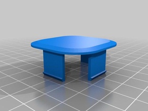 small cap fpr patio chair 2 replacement parts customized 3d print model - Mito3D