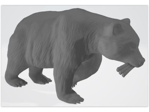 oso caminar dos ribbs daniel 7 las esculturas 3d profecía 3d print model - Mito3D