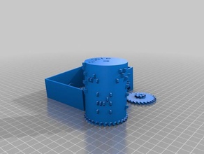 parametric music box ripple mechanical toys customized 3d print model - Mito3D