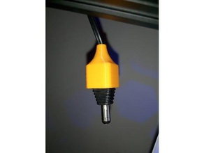 power jack cover 3d drucken Kabel plug 3d print model - Mito3D