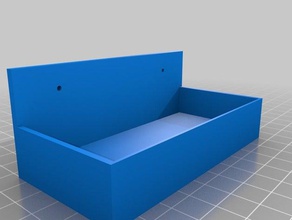 chalk wall tray organization holder mount whiteboard 3d print model - Mito3D