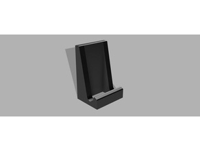 simple soporte de teléfono móvil iphone stand 3d print model - Mito3D