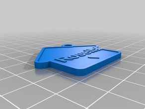 mi llavero personalizado llaveros 3d print model - Mito3D