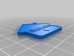 mi llavero personalizado llaveros 3d print model - Mito3D