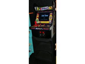 máquina de la arcada tarjeta vertical muñecas bjd decoración arcade cabinet prop retro 3d print model - Mito3D