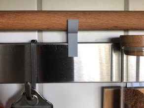 ikea rimforsa wellholz-halter tapered rolling pin holder kitchen dining hack utensils 3d print model - Mito3D