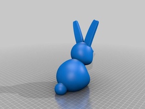 rabbit animals easter bunny 3d print model - Mito3D