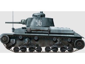lt vz 35 3d printing tank tanks ww2 3d print model - Mito3D