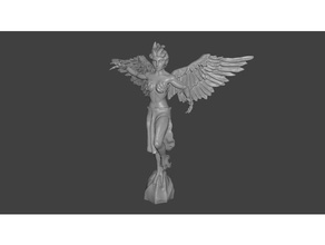 harpy miniature creatures boardgame dnd fantasy kings war kow tabletop warhammer 3d print model - Mito3D