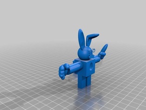 bunny ragazzo 3d stampa 3d print model - Mito3D